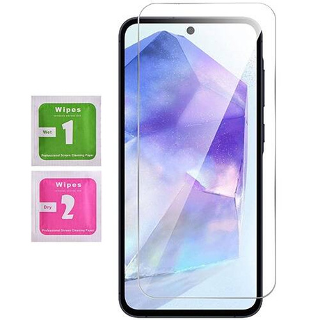 Etui do Samsung Galaxy A55 5G CLEAR VIEW Cover Case + SZKŁO HARTOWANE