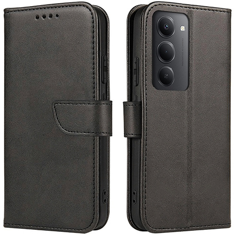 Etui do Xiaomi Redmi 15 4G / 5G SKÓRZANE SKIN + 2x SZKŁO HARTOWANE 9H