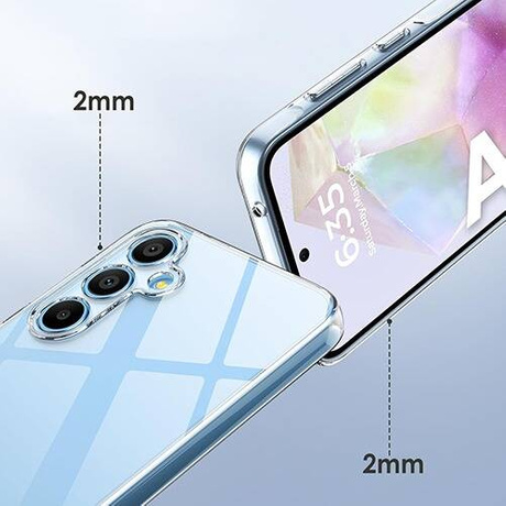 Etui do Samsung Galaxy A35 5G WZMACNIANE 360° CASE + SZKŁO HARTOWANE