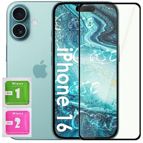 SZKŁO HARTOWANE 5D do iPhone 16 szybka na cały ekran 