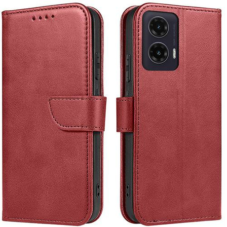 Etui do Motorola Moto G35 5G SKÓRZANE SKIN + SZKŁO HARTOWANE