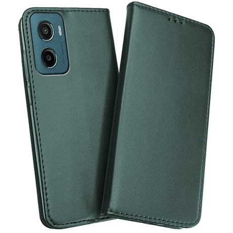 Etui do Motorola Moto G05 / E15 skórzane magnetyczne z klapką + 2x SZKŁO HARTOWANE