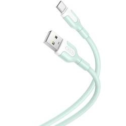 XO Kabel wzmacniany USB-C 2,1A 1M
