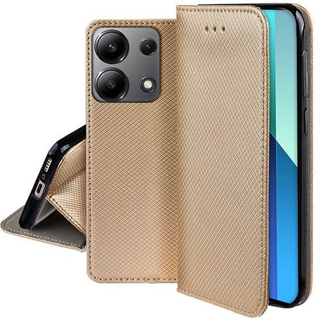 Etui do Xiaomi Redmi Note 13 4G SMART MAGNET CASE + SZKŁO HARTOWANE