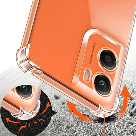 Etui do Motorola Moto G06 / G06 Power ANTI SHOCK CASE + 2x SZKŁO HARTOWANE