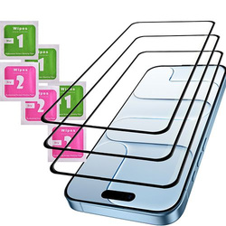 3x SZKŁO HARTOWANE 9D na cały ekran do iPhone Air