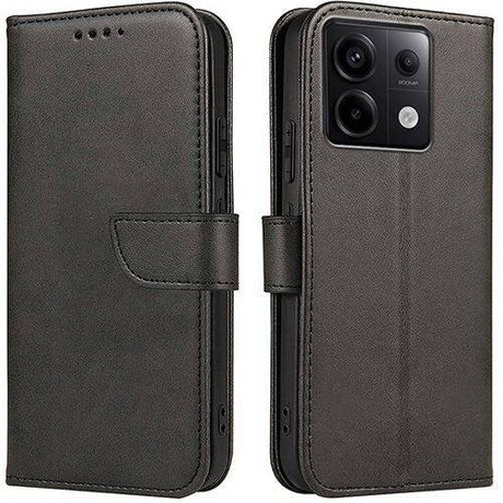 Etui Xiaomi Redmi Note 13 Pro 5G Skórzane PORTFEL SKIN BOOK CASE + 2x SZKŁO
