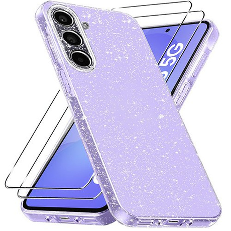 Etui do Samsung Galaxy A36 5G BROKAT CASE + 2x SZKŁO HARTOWANE