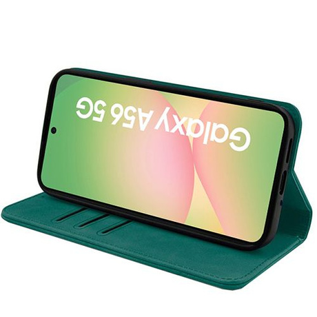 Etui do Samsung Galaxy A56 5G Skórzane Magnetyczne + 2x SZKŁO HARTOWANE 9H