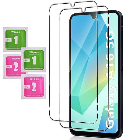 Etui do Samsung Galaxy A16 4G / 5G SKÓRZANE SKIN + 2x SZKŁO