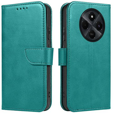 Etui do Xiaomi Redmi 14C SKÓRZANE SKIN + 2x SZKŁO 9H