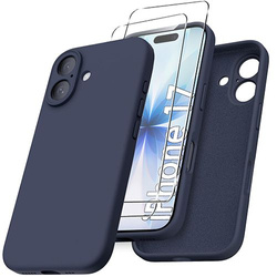 Etui do iPhone 17 SILICONE CASE + 2x SZKŁO SZYBKA