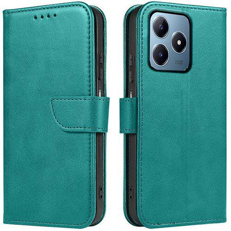 Etui do Realme Note 60 / C63 / C61 SKÓRZANE SKIN + SZKŁO HARTOWANE