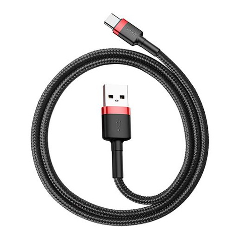 kabel USB-A - USB-C 50 cm 0,5m Baseus Szybkie ładowanie 3A typ C QC