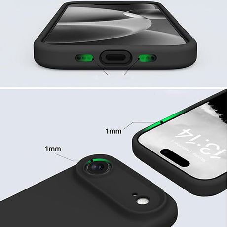 Etui SOFT CASE do iPhone Air + 2x SZKŁO SZYBKA