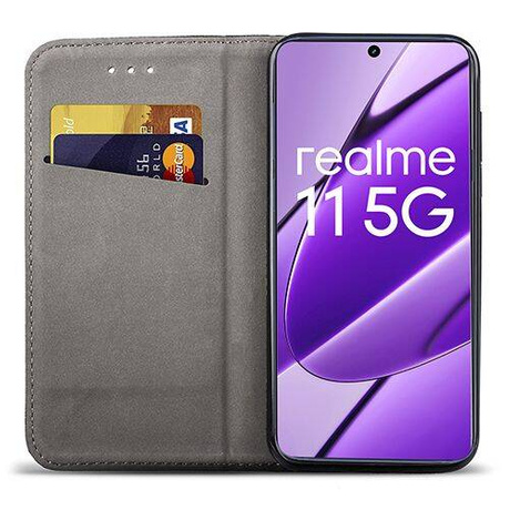 Etui do Realme 11 5G SMART MAGNET CASE + SZKŁO HARTOWANE
