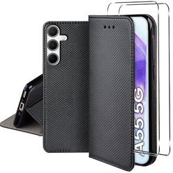 Etui do Samsung Galaxy A55 5G SMART MAGNET CASE + 2X SZKŁO