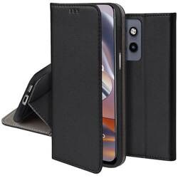 Etui do Motorola Edge 50 Neo skórzane magnetyczne z klapką + SZKŁO HARTOWANE