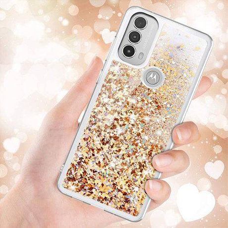 Etui do Motorola Moto E20 BROKAT LIQUID CASE + SZKŁO HARTOWANE