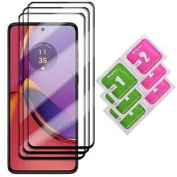 3x SZKŁO HARTOWANE 9D na cały ekran do Motorola Moto G84 5G