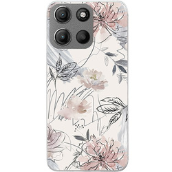 Etui do Motorola Moto G15 / G15 Power wzory CASE + SZKŁO