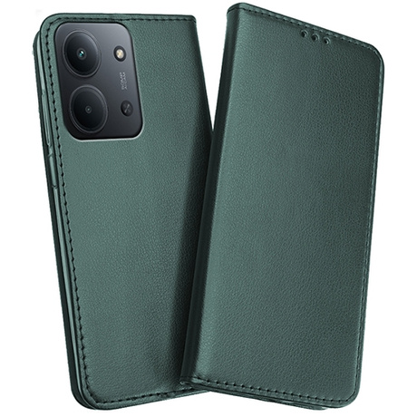 Etui do Xiaomi Redmi 15C 4G / 5G skórzane magnetyczne z klapką + 2x SZKŁO HARTOWANE