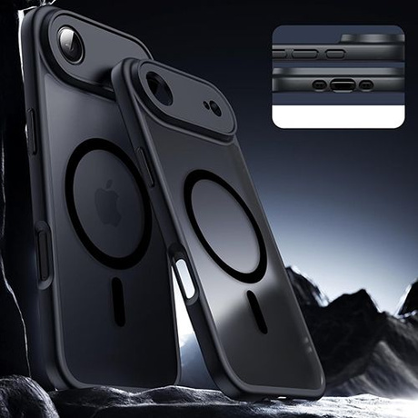 ETUI do iPhone Air do MagSafe Magnetyczne Matowe Matt + SZKŁO 5D