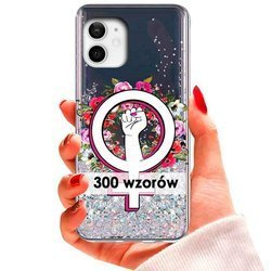 Etui do iPhone 12 Pro brokatowe wzory CASE + SZKŁO
