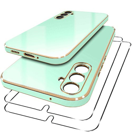 Etui do Samsung Galaxy A17 5G LUXURY CASE + 2x SZKŁO HARTOWANE