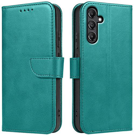 Etui do Samsung Galaxy A16 4G / 5G SKÓRZANE portfel SKIN + SZKŁO HARTOWANE