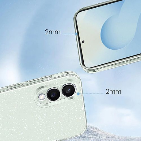 Etui do Samsung Galaxy S25 Edge BROKAT CASE + 2x SZKŁO HARTOWANE