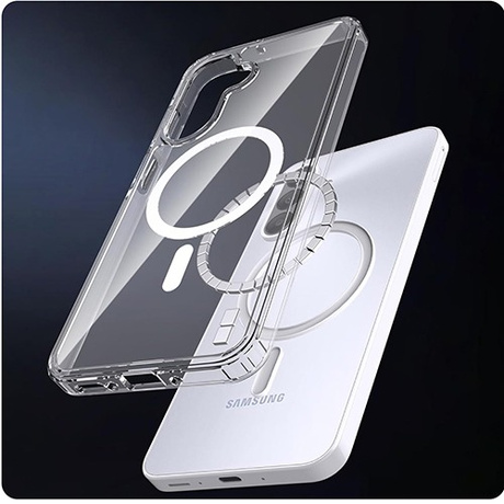 Etui do Samsung Galaxy A17 5G Silicone do Magsafe + 2x SZKŁO HARTOWANE