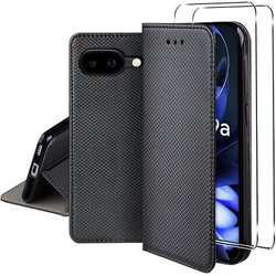 Etui do Google Pixel 9a SMART MAGNET CASE + 2X SZKŁO HARTOWANE