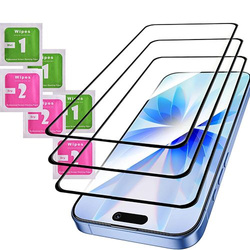 3x SZKŁO HARTOWANE 9D na cały ekran do iPhone 17
