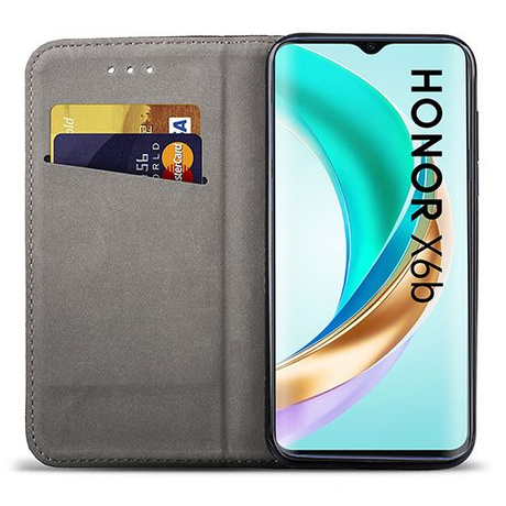 Etui do Honor X6b SMART MAGNET CASE + 2X SZKŁO HARTOWANE