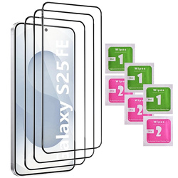 3x SZKŁO HARTOWANE 9D na cały ekran do Samsung Galaxy S25 FE