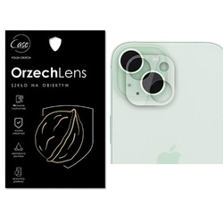 SZKŁO na APARAT obiektyw do iPhone 15 / 15 Plus OrzechLens