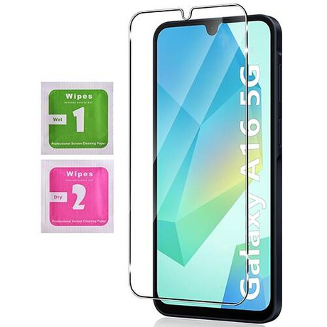 Etui do Samsung Galaxy A16 4G / 5G SKÓRZANE SKIN + SZKŁO HARTOWANE