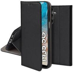 Etui do Samsung Galaxy M35 5G skórzane magnetyczne z klapką + SZKŁO HARTOWANE