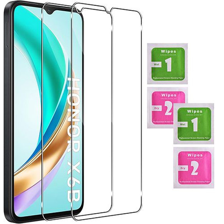 Etui SOFT MATT CASE do Honor X6b + 2X SZKŁO HARTOWANE 9H