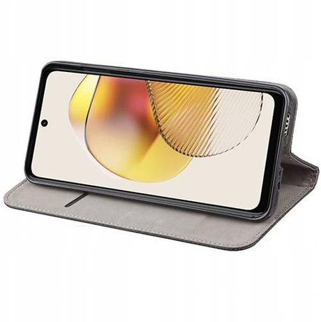 Etui do Motorola Moto G73 5G SMART MAGNET CASE + SZKŁO HARTOWANE