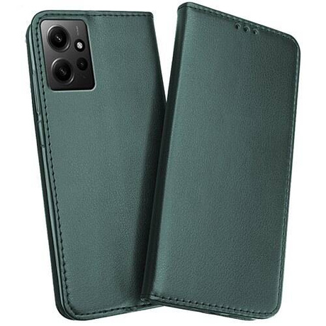 Etui do Xiaomi Redmi Note 12 4G skórzane magnetyczne z klapką + SZKŁO HARTOWANE