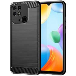Etui do Xiaomi Redmi 10C KARBON CASE pancerne + SZKŁO