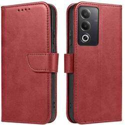 Etui do Oppo A80 5G SKÓRZANE SKIN + SZKŁO HARTOWANE