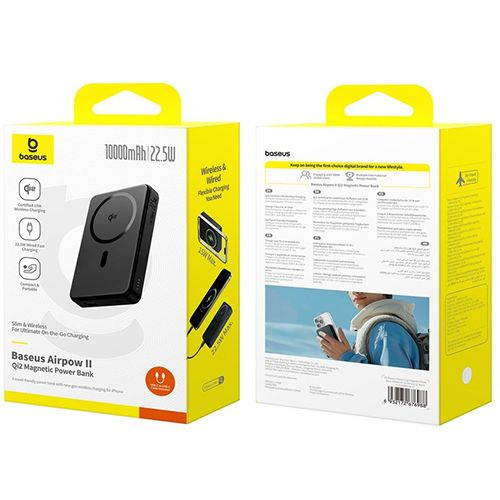 スマホアクセサリー Wireless Powerbank 10,000mAh Xblitz Magboost powerbank bezprzewodowe ładowanie 10000mAh