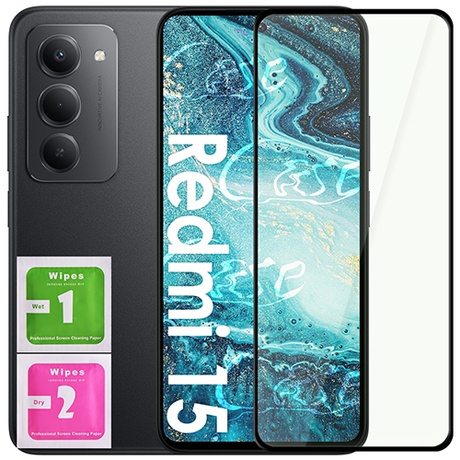 SZKŁO HARTOWANE 5D do Xiaomi Redmi 15 4G / 5G szybka na cały ekran 