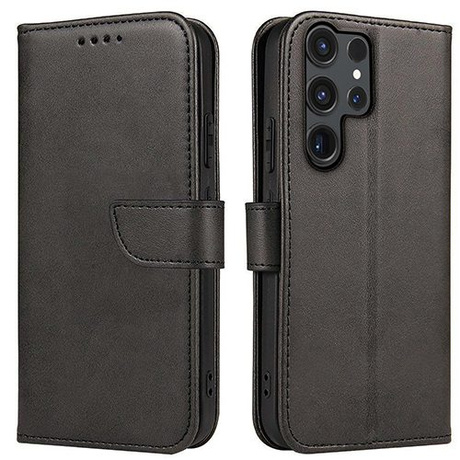 Etui do Samsung Galaxy S25 Ultra 5G SKÓRZANE SKIN + 2x SZKŁO HARTOWANE 9H