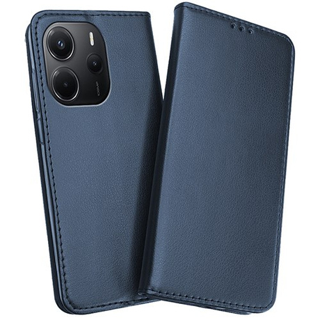 Etui do Xiaomi Redmi Note 14 5G skórzane magnetyczne z klapką + 2x SZKŁO HARTOWANE