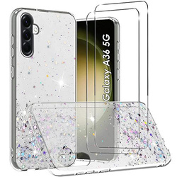 Etui do Samsung Galaxy A36 5G BROKAT CASE + 2x SZKŁO HARTOWANE