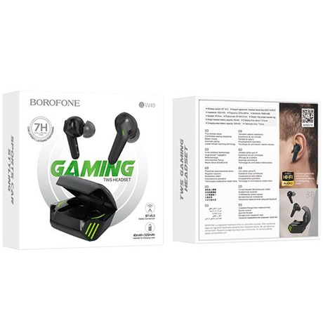 SŁUCHAWKI BEZPRZEWODOWE BLUETOOTH SPORT GAMINGOWE TWS zestaw słuchawkowy
